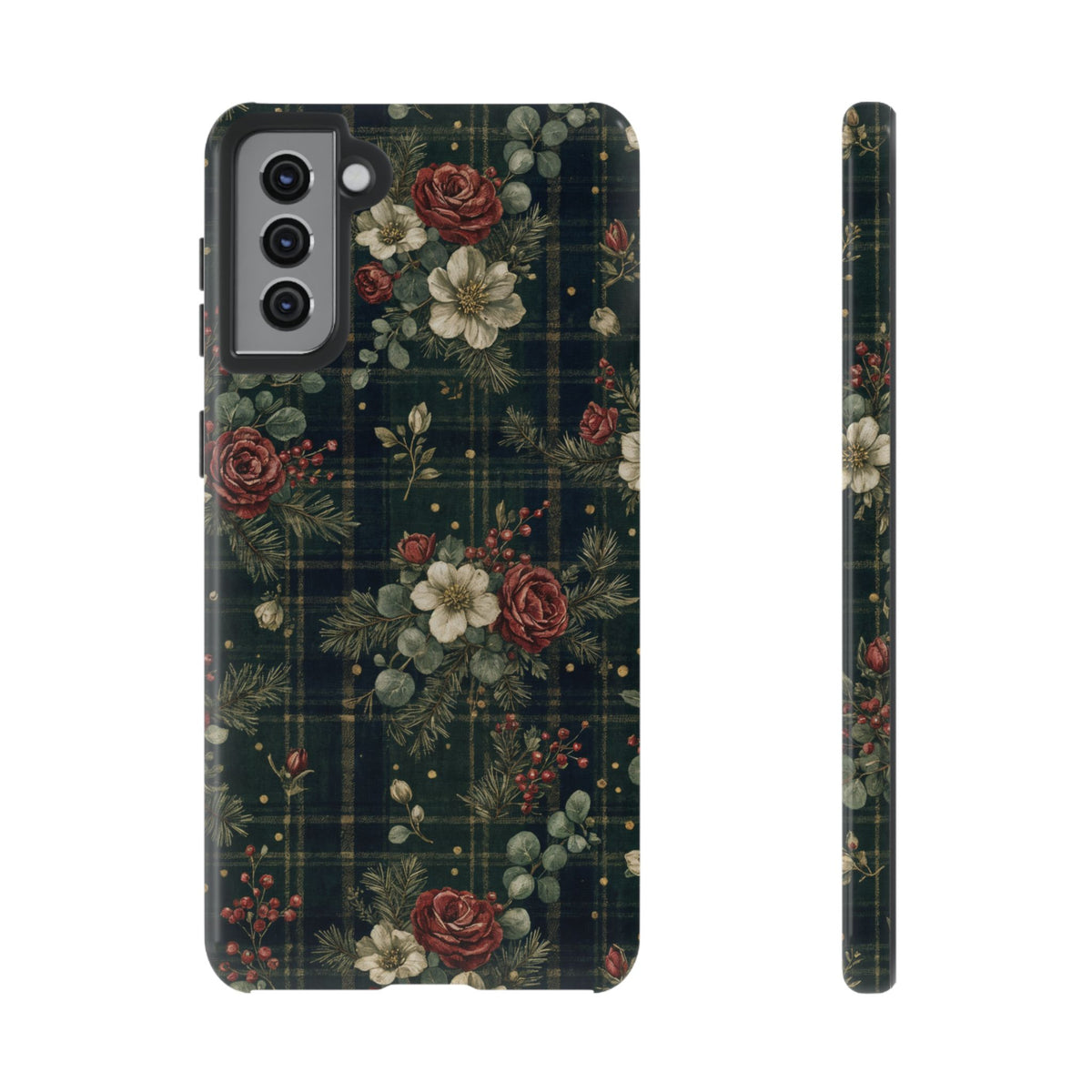 Tartan Roses Tough Case