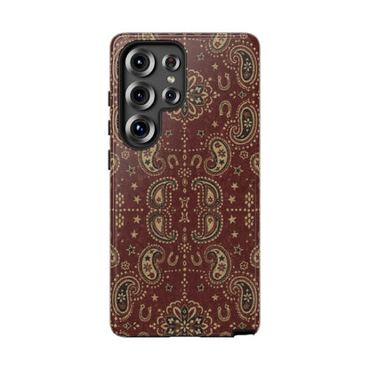 Burgundy Bandana Tough Case