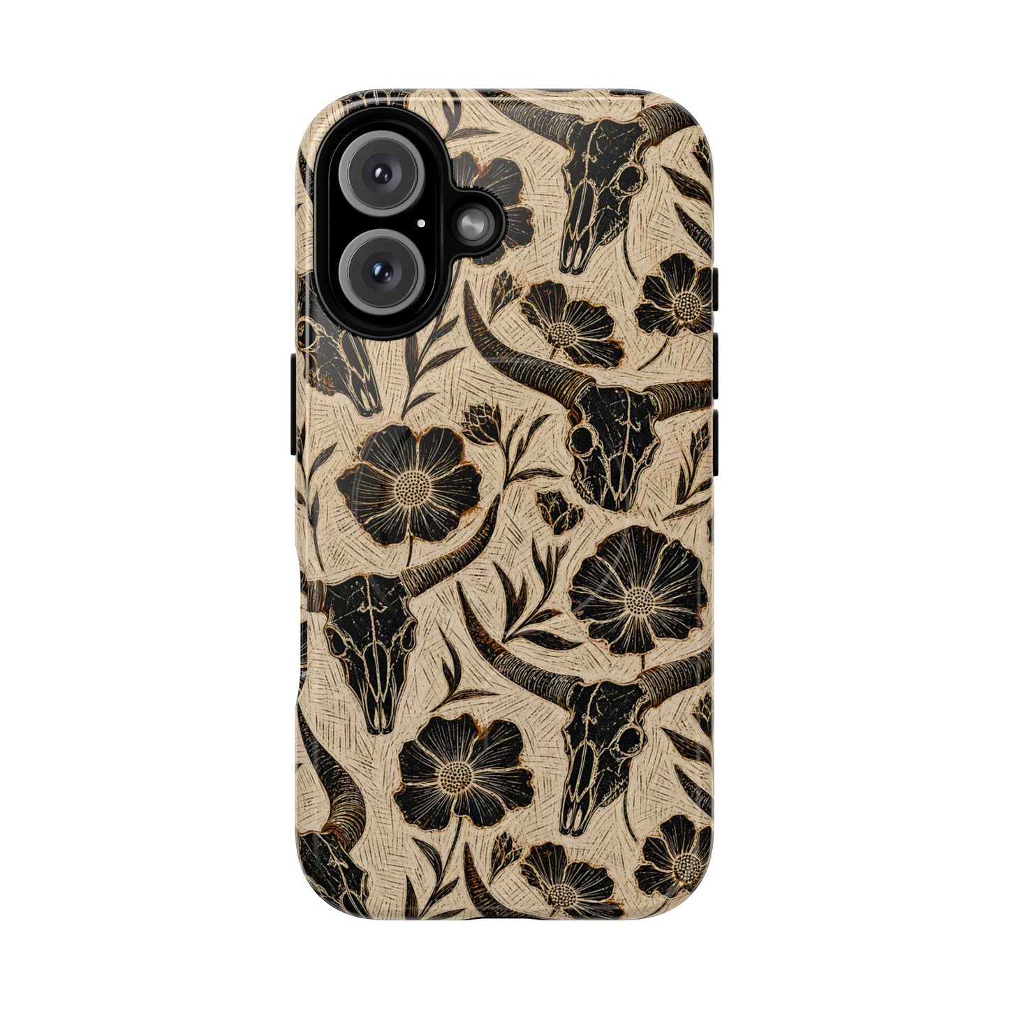 Carved Skulls Magnetic Case