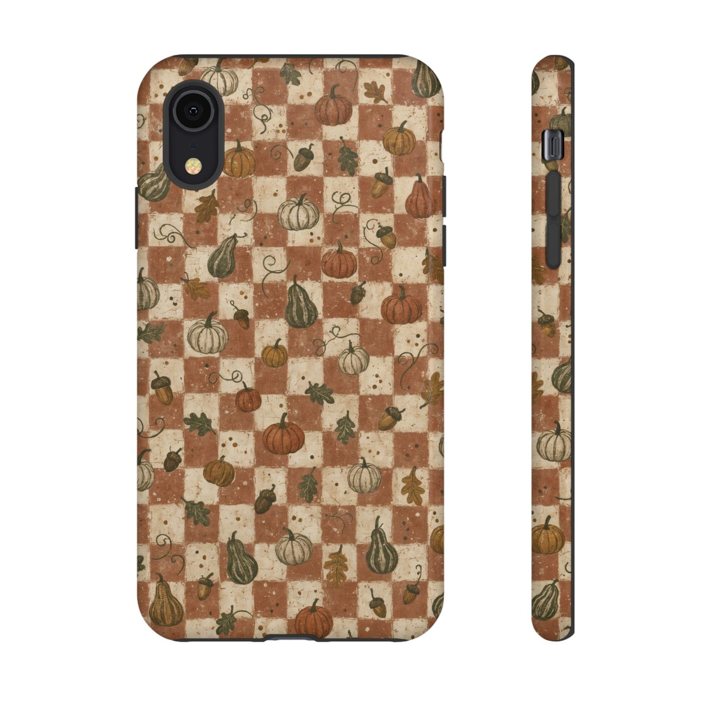 Pumpkin Checker Tough Case