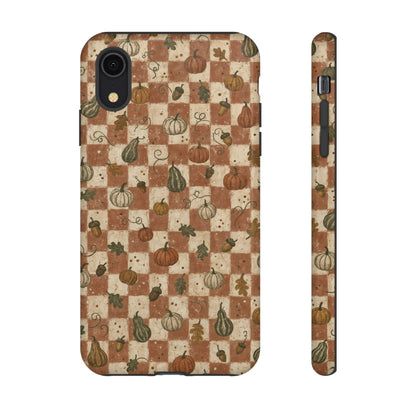 Pumpkin Checker Tough Case
