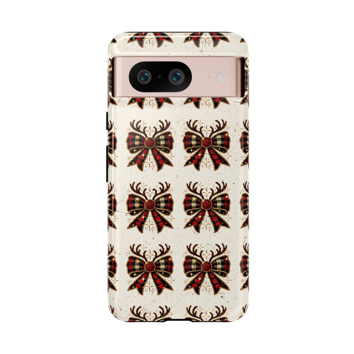 Christmas Antlers + Bows Tough Case