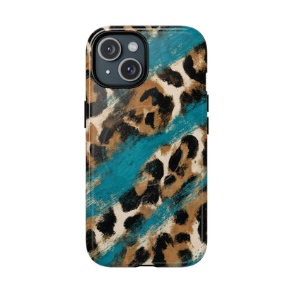 Turquoise Leopard Magnetic Case