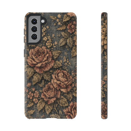 Denim Blooms Tough Case