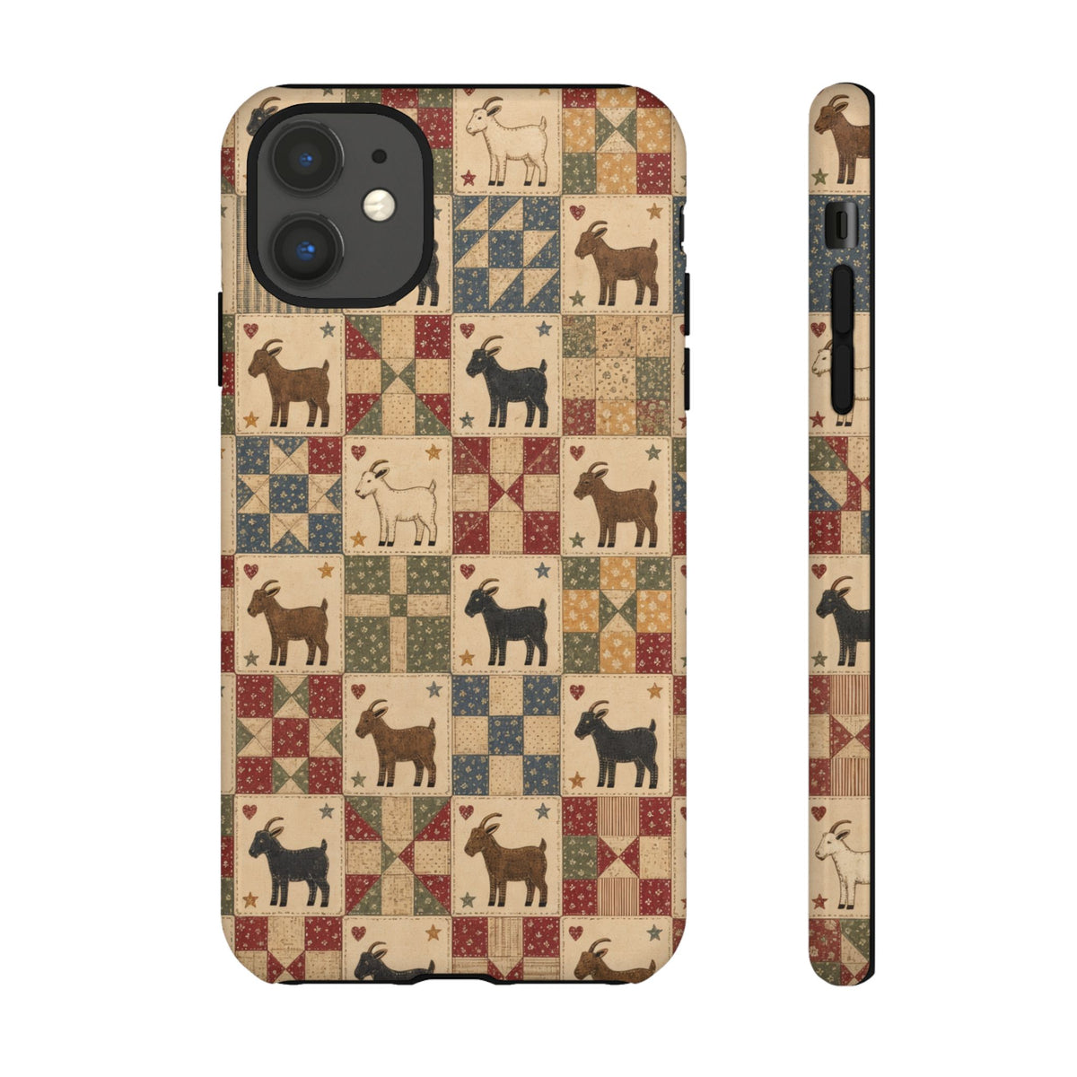 Goat Quilt Tough Case