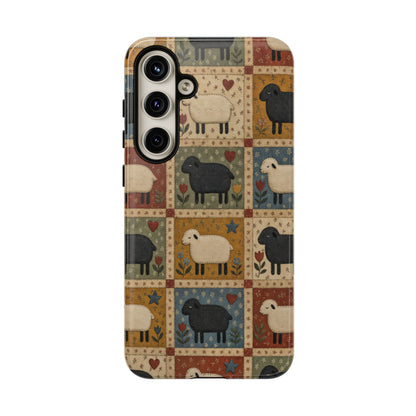 Sheep Quilt Tough Case