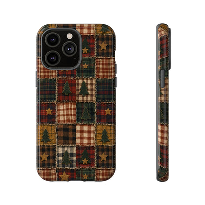 Christmas Rag Quilt Tough Case