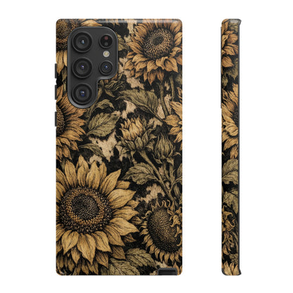 Cowhide Sunflowers Tough Case