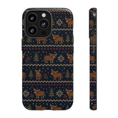 Highland Cow Sweater Tough Case