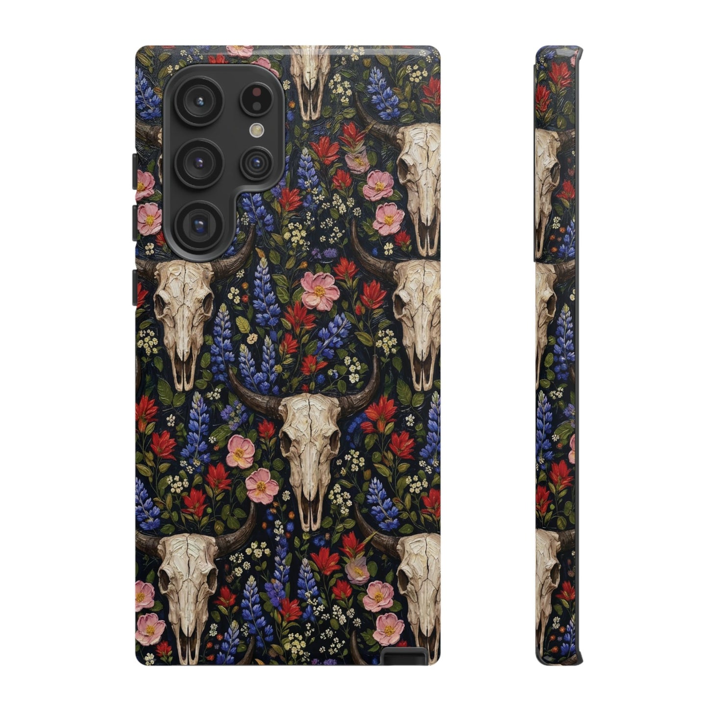 Floral Skull Tough Case