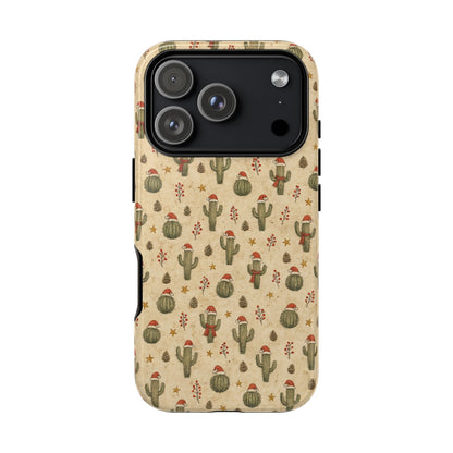 Santa Hat Saguaros Tough Case