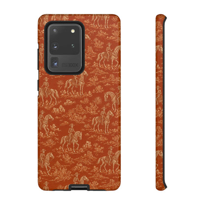 Cowboy Skeleton Toile Tough Case