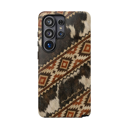 Cowhide Aztec Mama Tough Case
