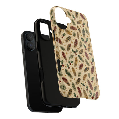Christmas Feathers Tough Case