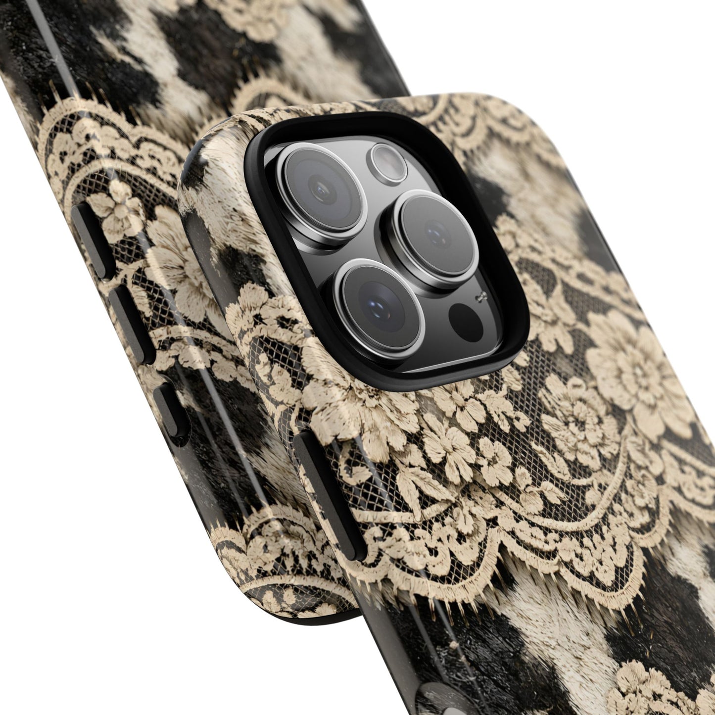 Cowhide Lace Tough Case