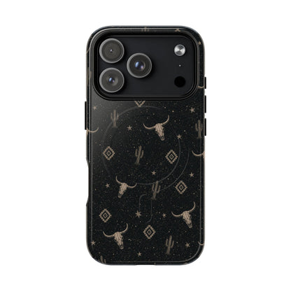 Midnight Longhorn Magnetic Case