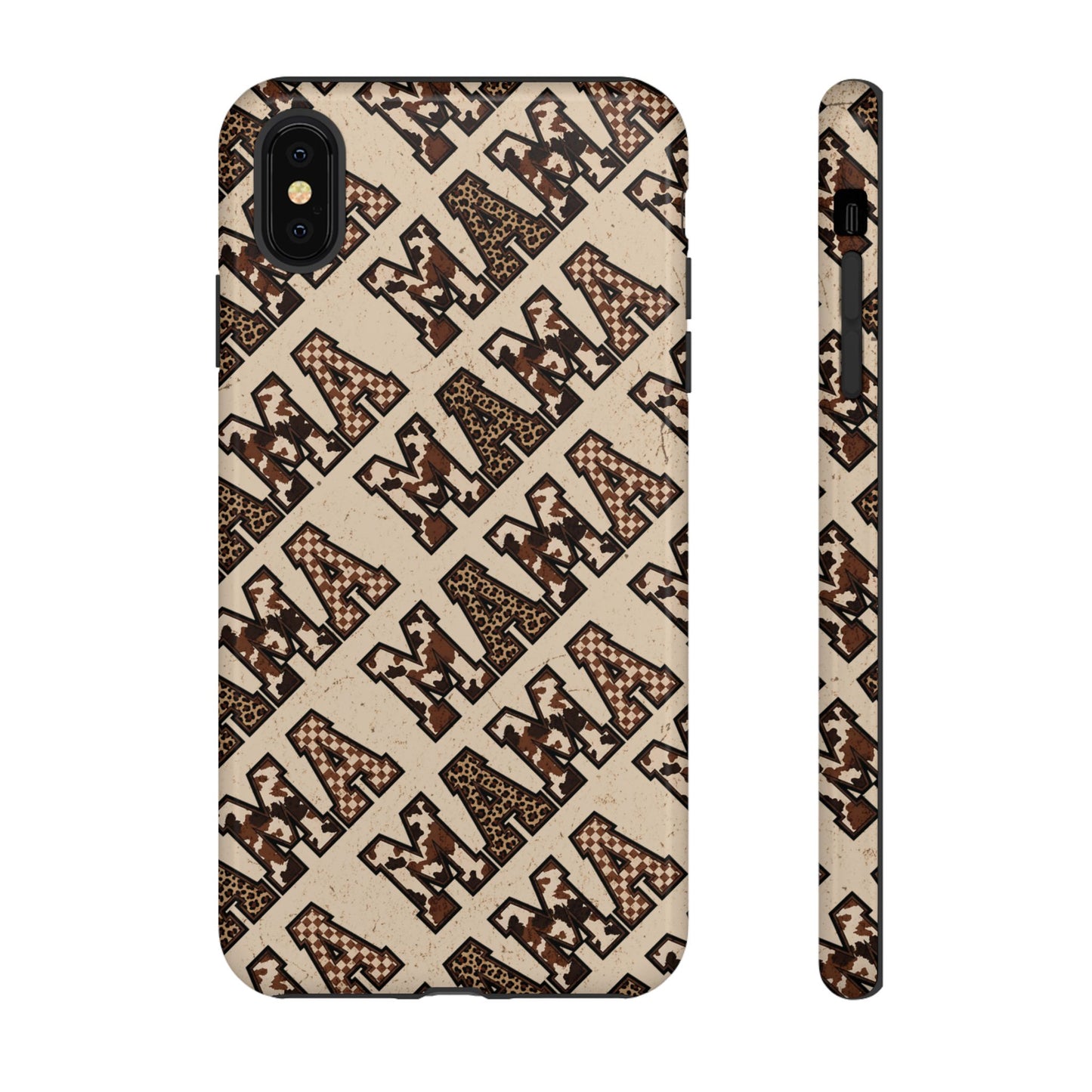 Grunge Cowhide Mama Tough Case