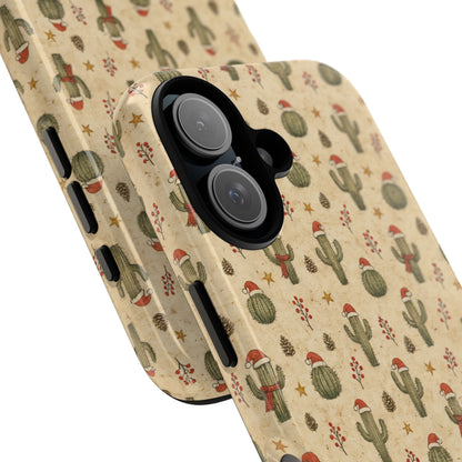 Santa Hat Saguaros Tough Case