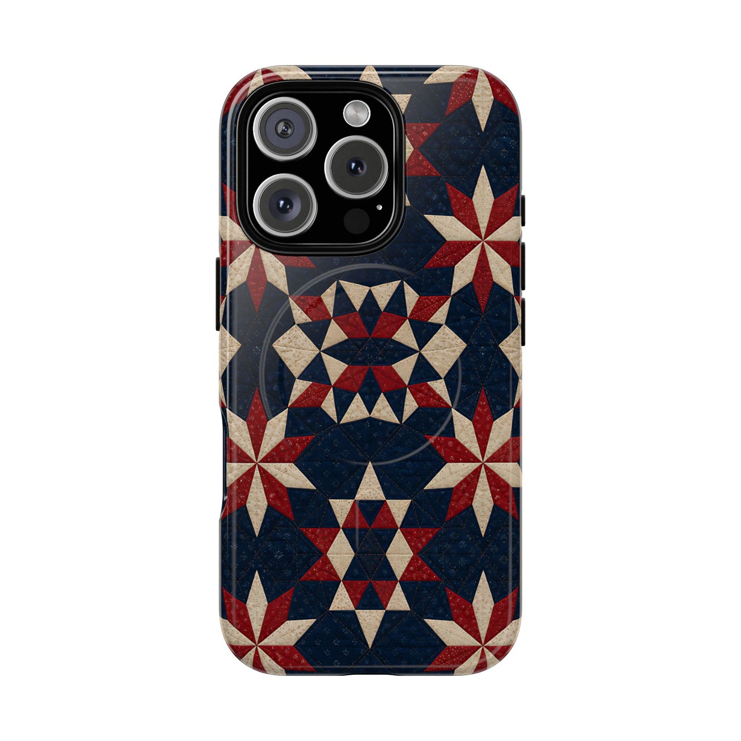 Patriotic Quilt Magnetic Case