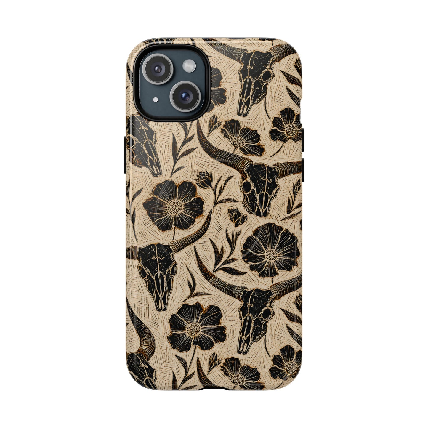 Carved Skulls Magnetic Case
