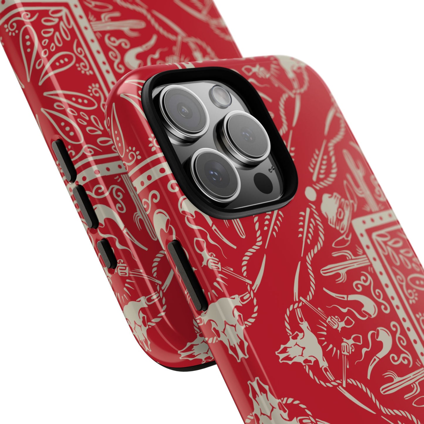 Western Red Bandana Tough Phone Case