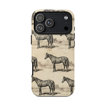 Vintage Horses Tough Case