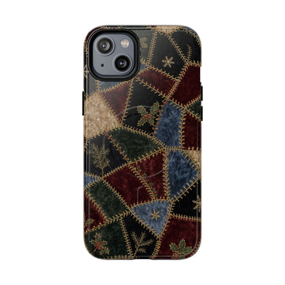 Winter Crazy Quilt Magnetic Case