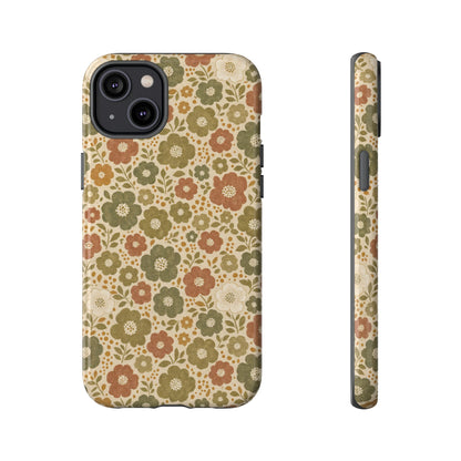 Retro Poppy Field Tough Case