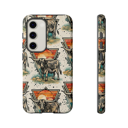 Retro Longhorn Tough Case