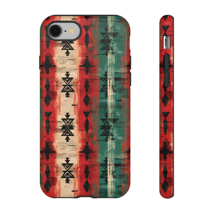 Christmas Grunge Aztec Tough Case