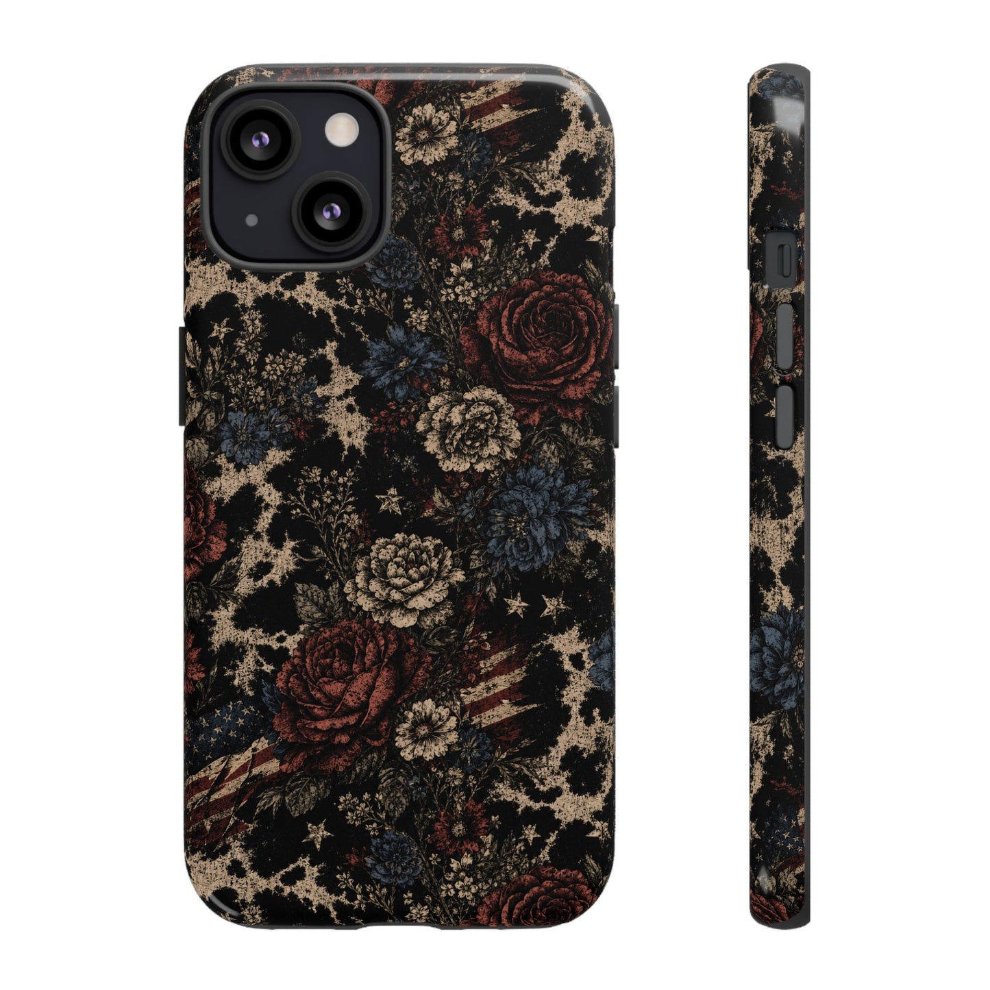 USA Cowhide Bloom Tough Case