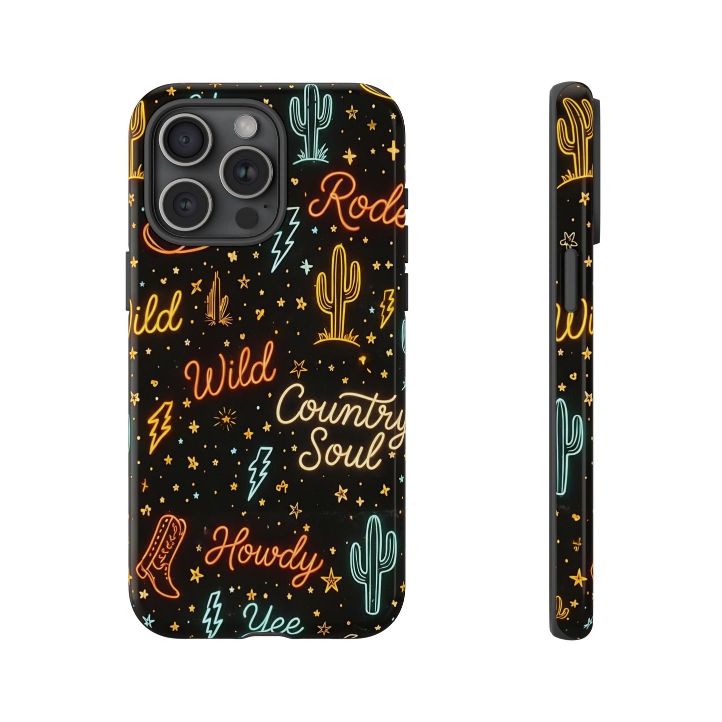 Neon Western Script Tough Case