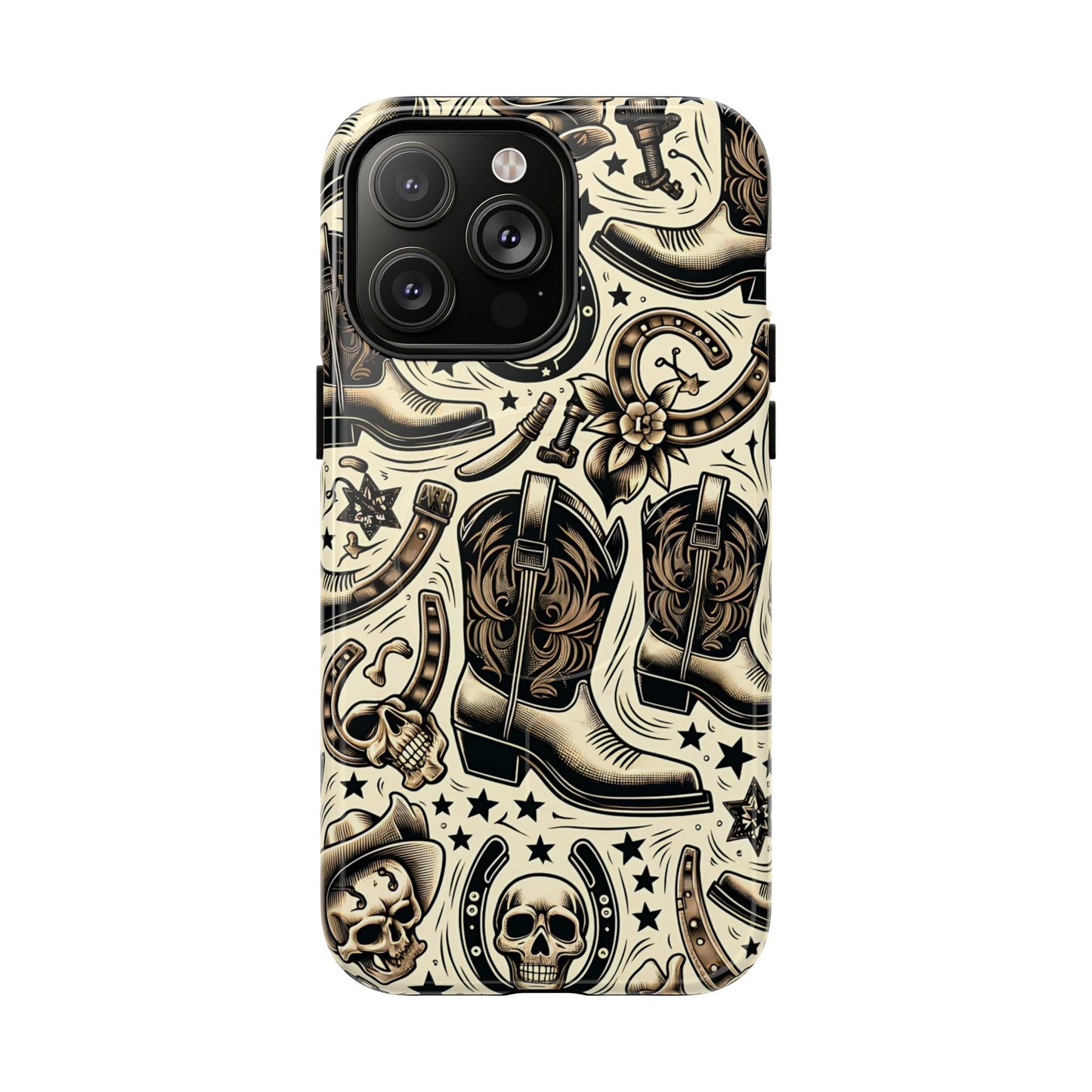 Skulls Boots Horseshoes Magnetic Case
