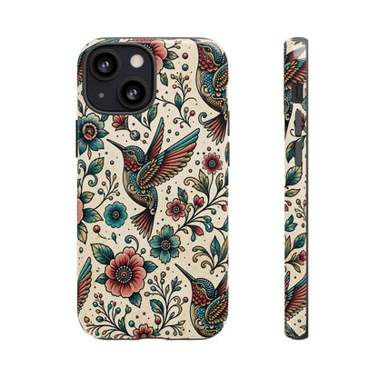 Retro Hummingbird Tough Case