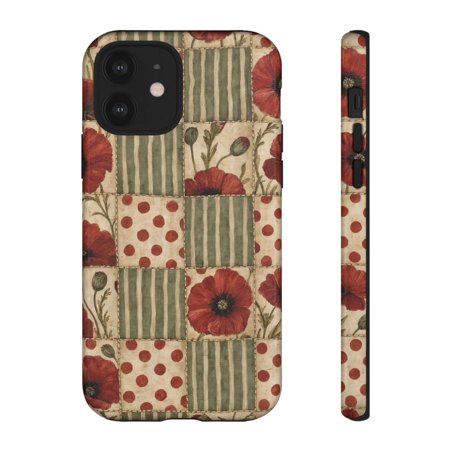 Poppy Patchwork Tough Case