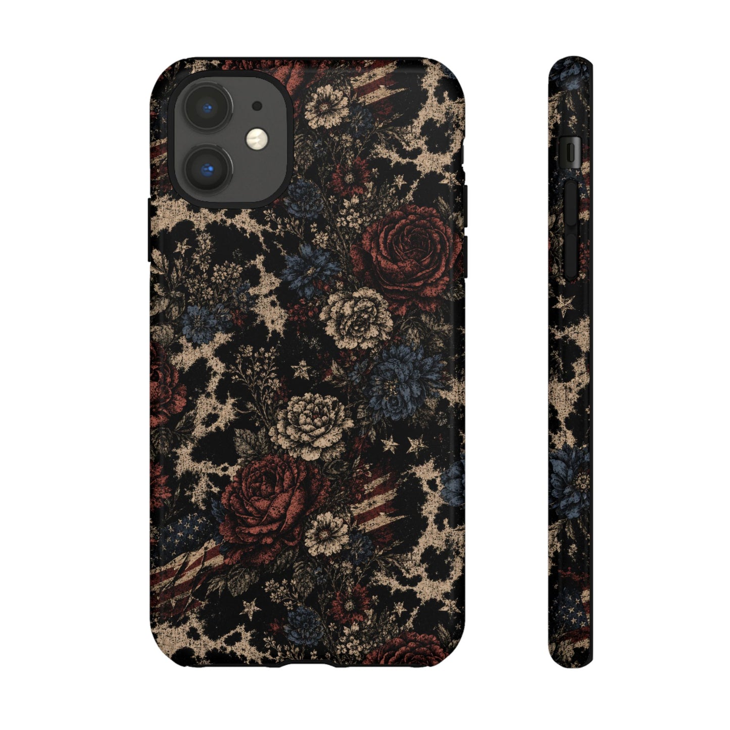 USA Cowhide Bloom Tough Case