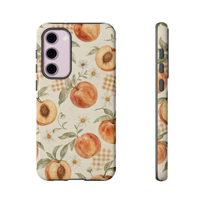 Peachy Gingham Tough Case
