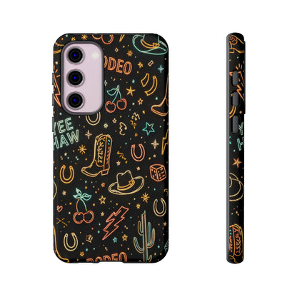 Retro Neon Rodeo Tough Case