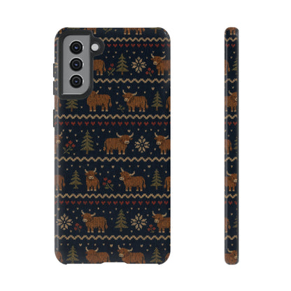 Highland Cow Sweater Tough Case