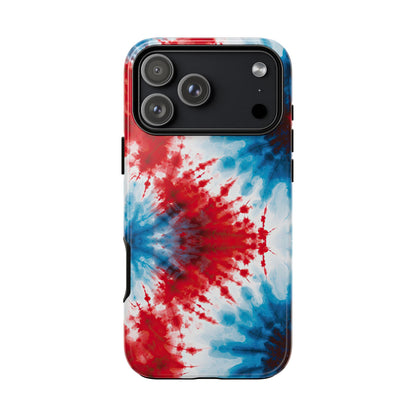 Patriotic Tie-dye Tough Phone Case