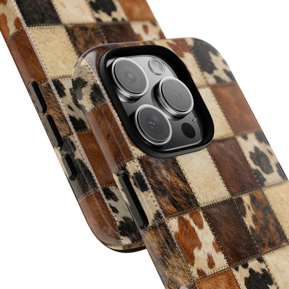 Cowhide Quilt Tough Case