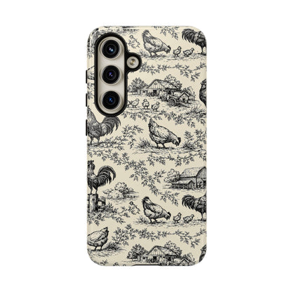 Toile Chickens Tough Case