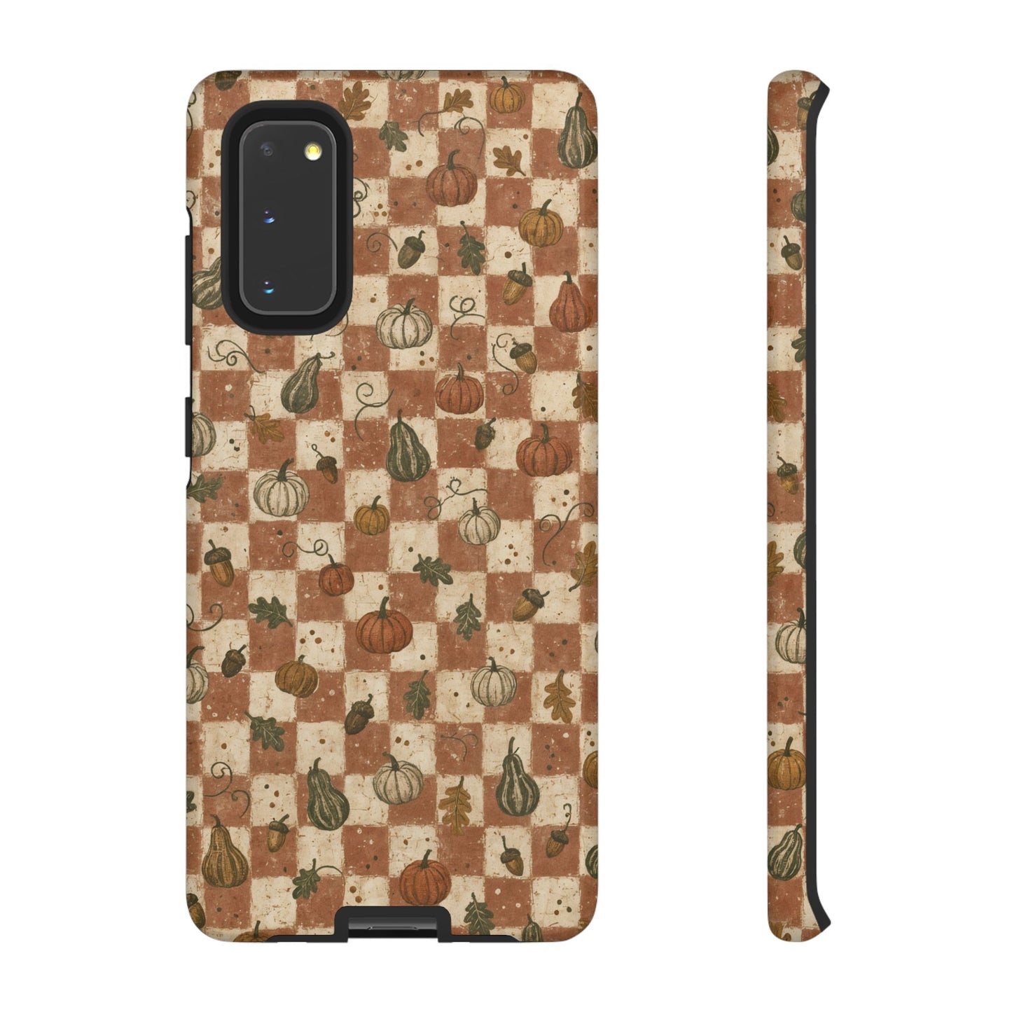 Pumpkin Checker Tough Case
