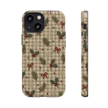 Gingham Holly Tough Case