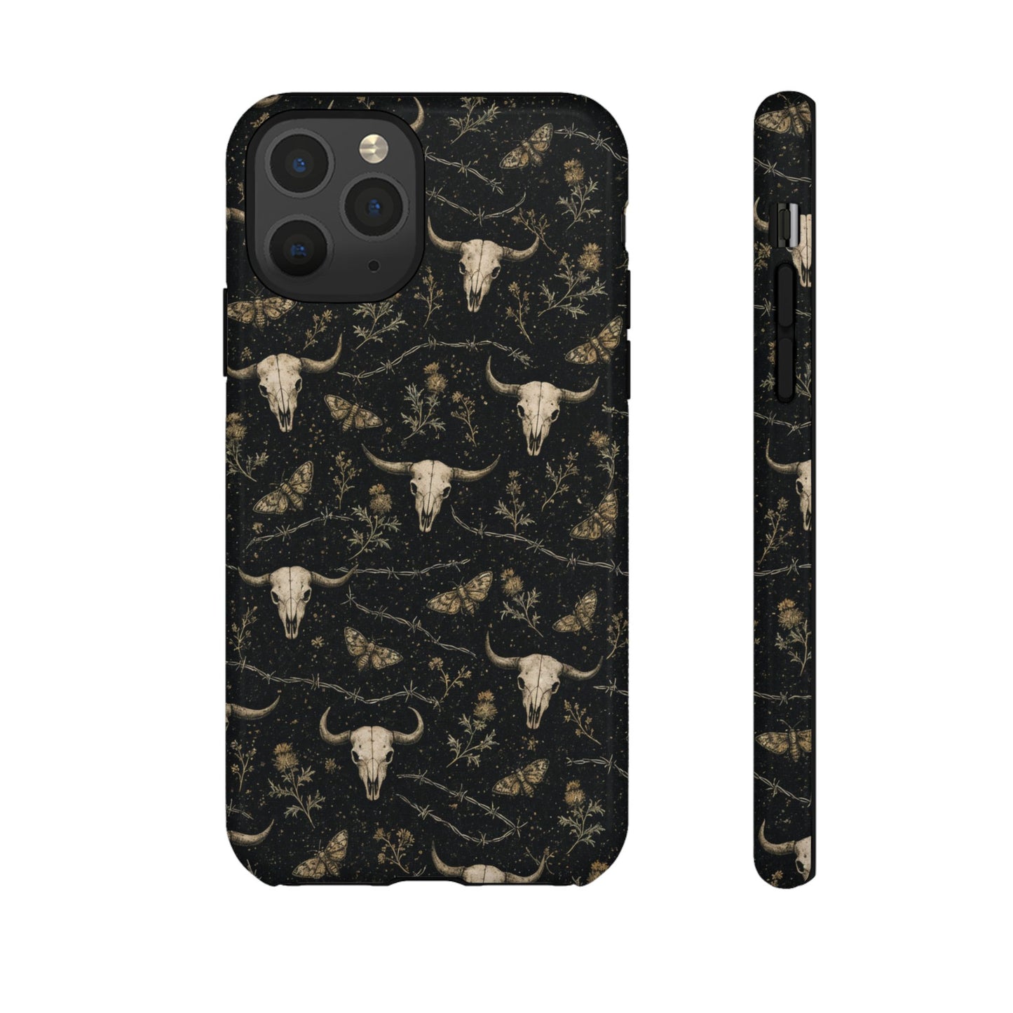 Bull Skull Barbwire Tough Case