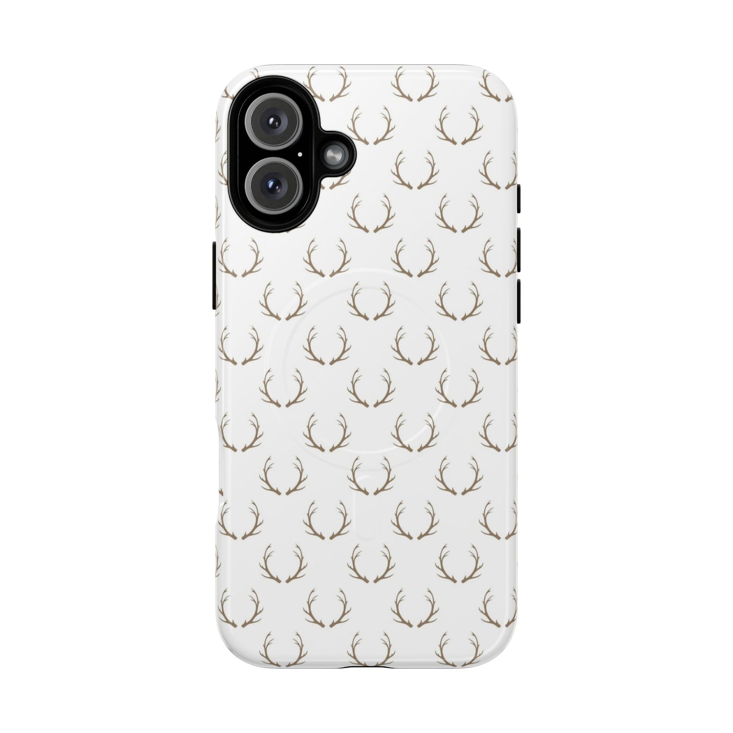 White Antlers Magnetic Case