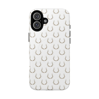 White Antlers Magnetic Case