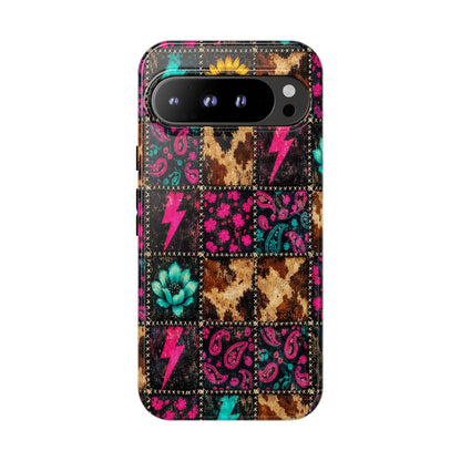 Neon Patchwork Tough Case