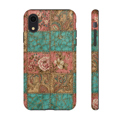 Turquoise Paisley Tough Case