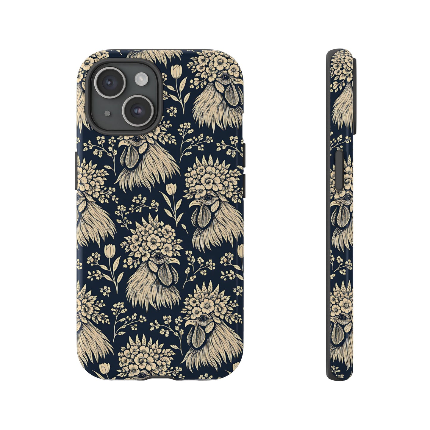 Floral Rooster Tough Case
